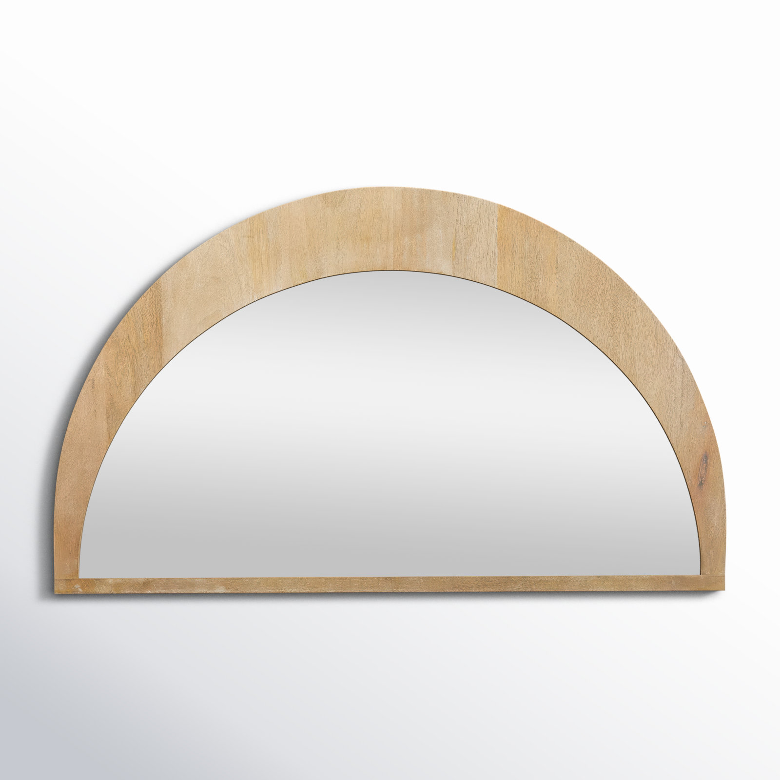 Vixe Mango Accent Mirror, 22.3" x 36", Light Brown