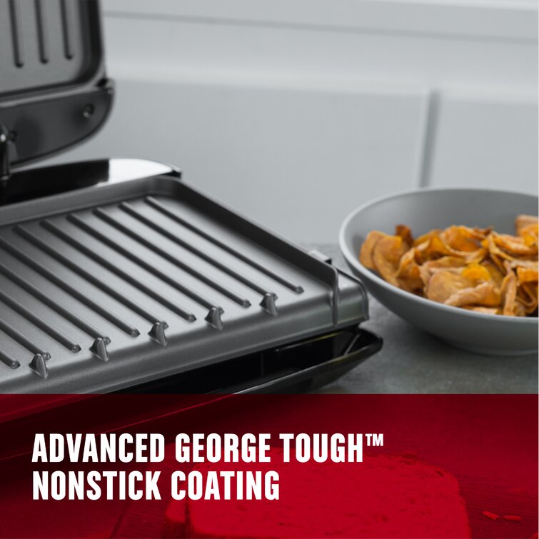 George Foreman 5-Serving Removable Plate Indoor Electric Grill