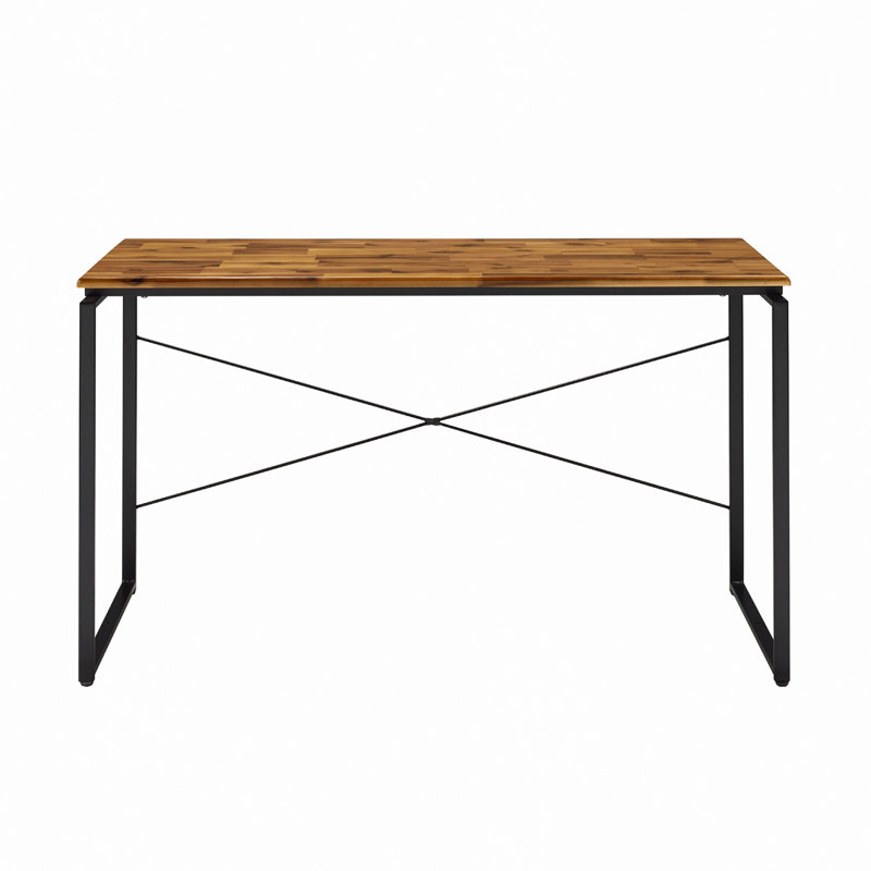 Solid Wood Top Rectangular Writing Desk