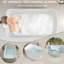 Baignoire en acrylique blanc brillant 49 po - trempage japonais. Forme carrée, conception assise, trop-plein et bonde. 23Amazing-49 Surface de bain de style. Carré