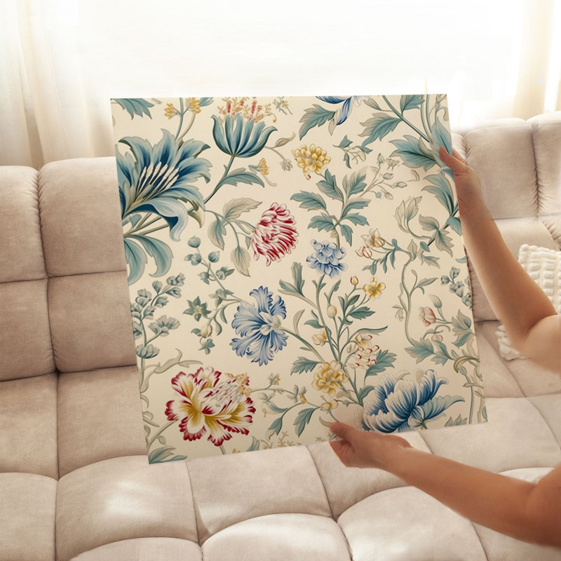 Motif floral de fleurs IV, H 28 po x l 28 po