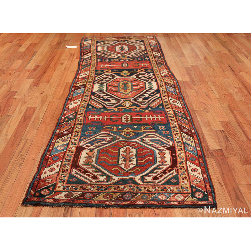 One-of-a-Kind Runner 3'5" X 11' Hand Knotted Area Rug