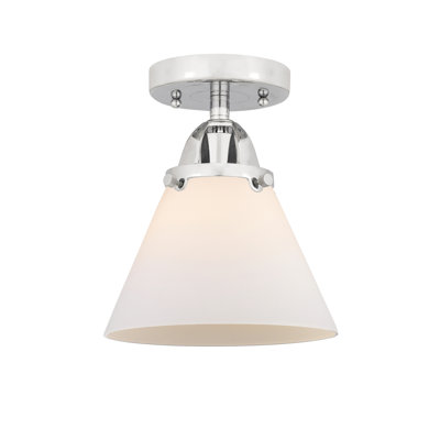 Glass Semi Flush Mount