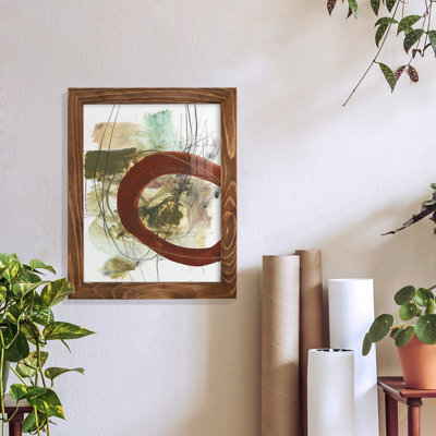 «Gautious Rusted Loops II», encadré sur papier