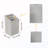 Sloping Laundry Storage Cabinet With Removable Inner Basket