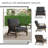 Montelongo Solid Teak Wood Outdoor Lounge Chairs With Cushions-995016651-995016244