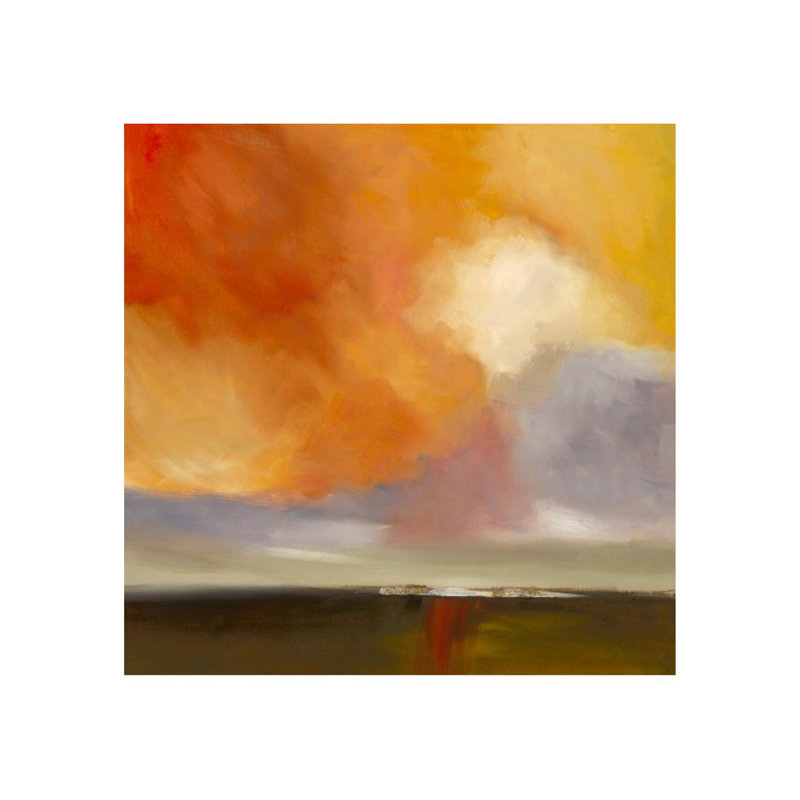 «Ebb & Flow I» par Liz Jardine - reproduction d'art, H 47 po x l 47 po x P 1,5 po, Extérieur