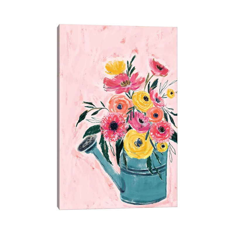 Spring Garden by Joy Ting - Print on Canvas, 101.6cm H x 66.04cm W x 3.81cm D, Wrapped Canvas