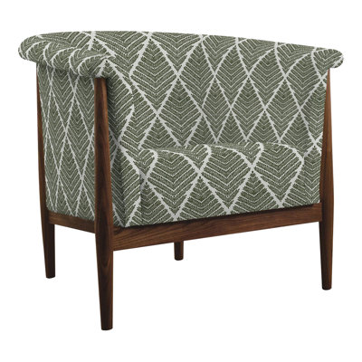 Fauteuil demi-tonneau l 34,5 po Walnut Grove