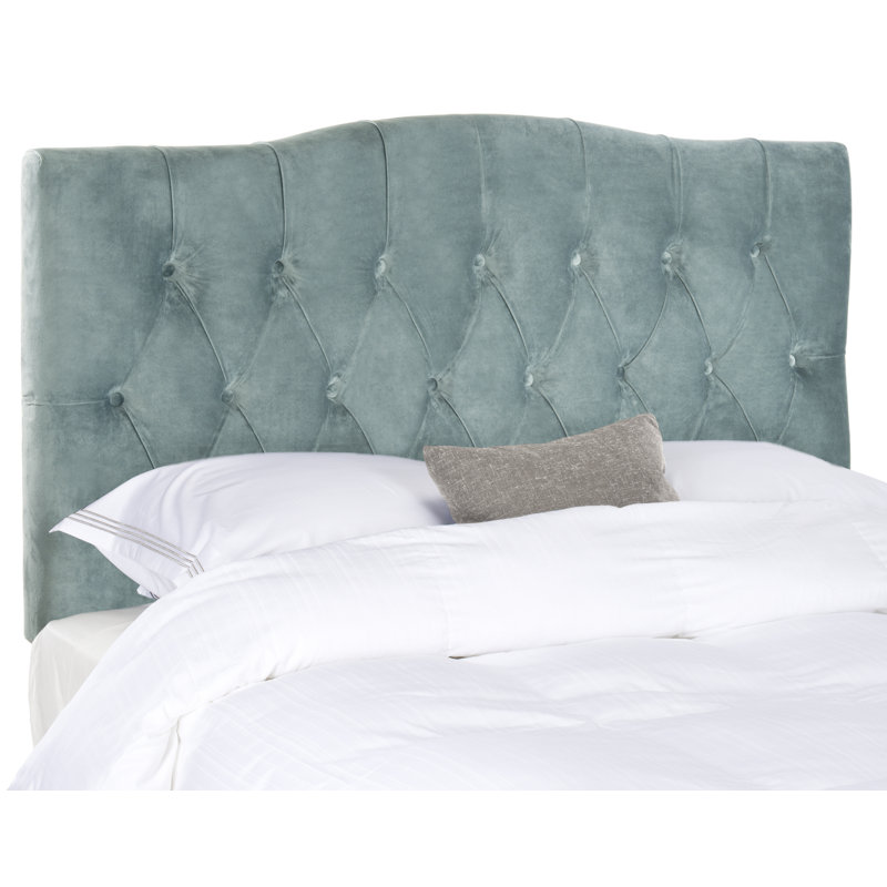 Nicastro Upholstered Panel Headboard, Polyester Buckwheat, King