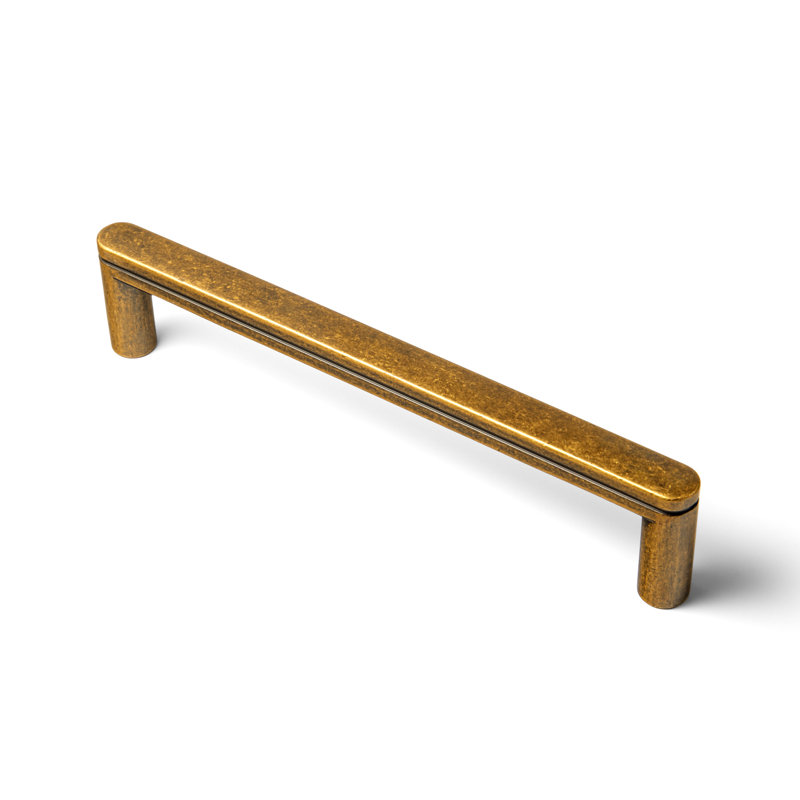 Distressed Sturdy Furniture Bar Pull Multipack, Laiton antique, 5"