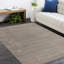 Tapis tissé à la machine rectangulaire bleu marine Shriram-503648907