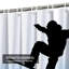 Rideau de douche avec 12 crochets Snowboard-279548380