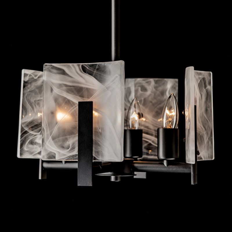 Arc 4 - Light Unique Classic Chandelier, Black