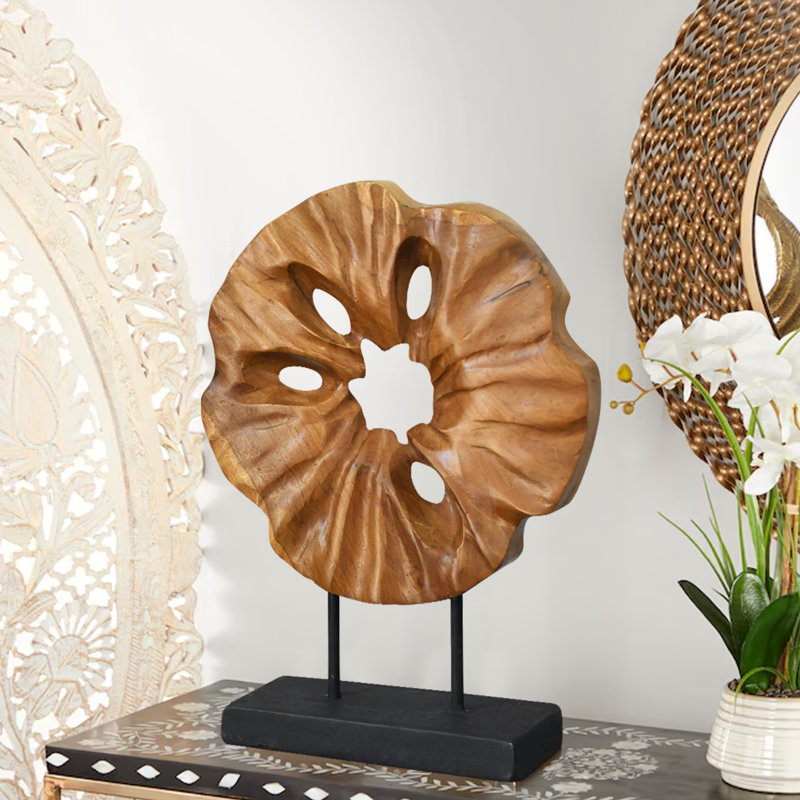Irregular Teak Root Sculpture
