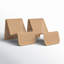 Wave Stackable Lounge Chair, Natural - Set Of 2