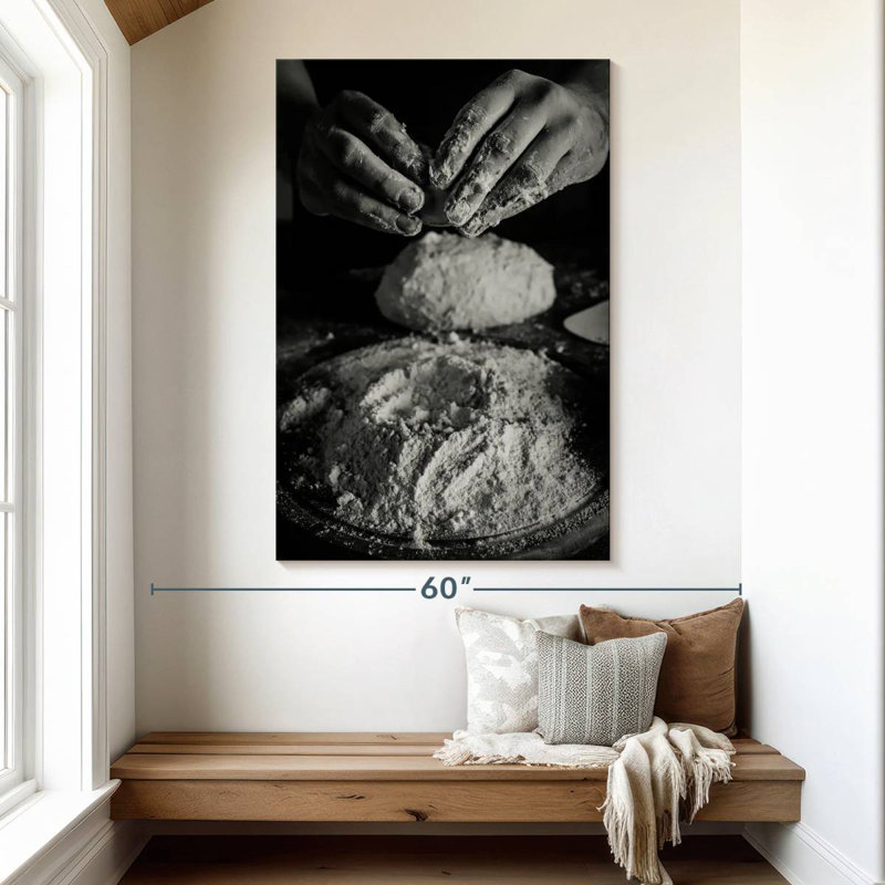 Senne Baker Kneading Dough, 51" H x 34" W