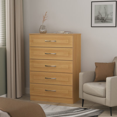 74 cm W Chest of 5 Drawers