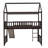 House Loft Bed With Slide, Twin Size-1828980565