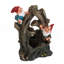 Fontaine à gnome 8,3 x 4,7 x 13,8 po avec lumière DEL décorative