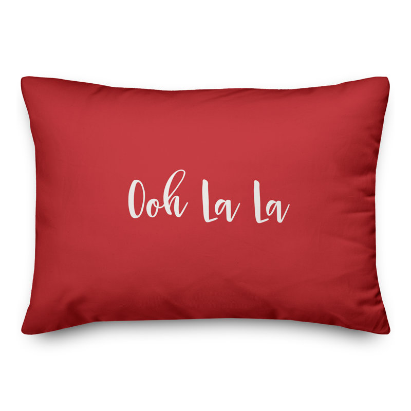  Coussin Oooh La La, Rouge