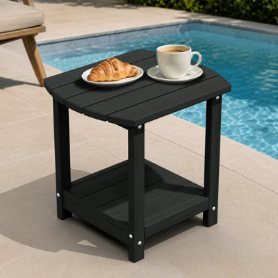 Table de bout d'extérieur en PEHD Adirondack