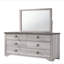 Commode 6 tiroirs style vieilli 1Pc
