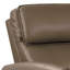 Causeuse inclinable électrique Sily, similicuir brun clair, 57 pouces, USB-118124182