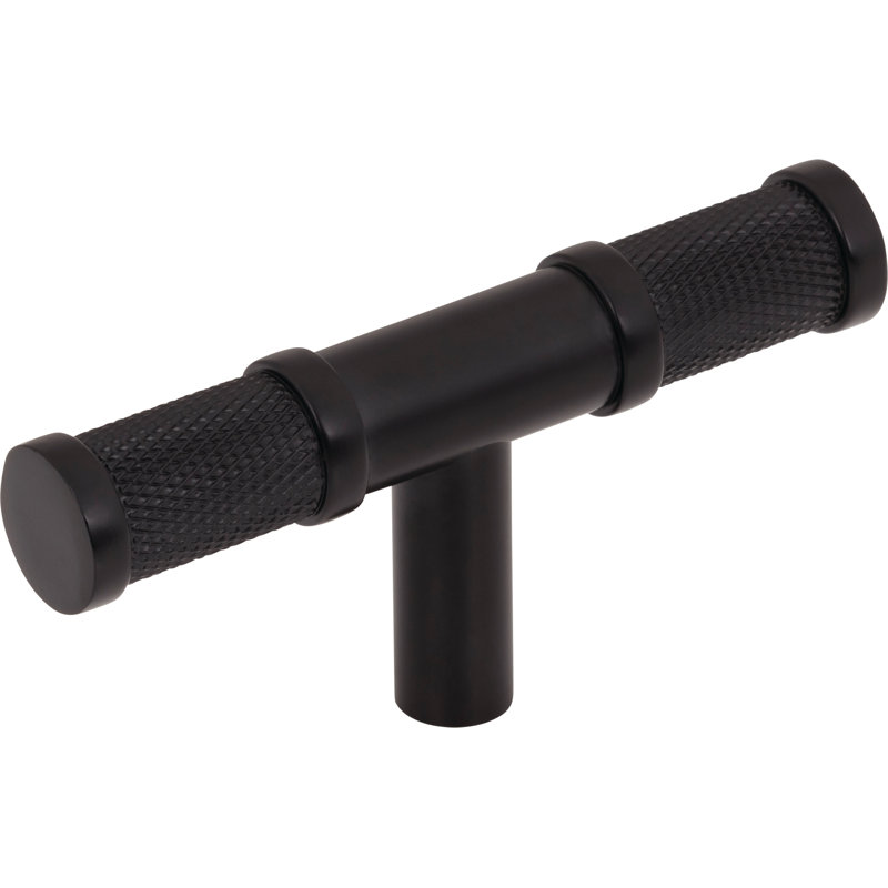 Burnham T-Knob 3 Inch Flat Black, Flat Black