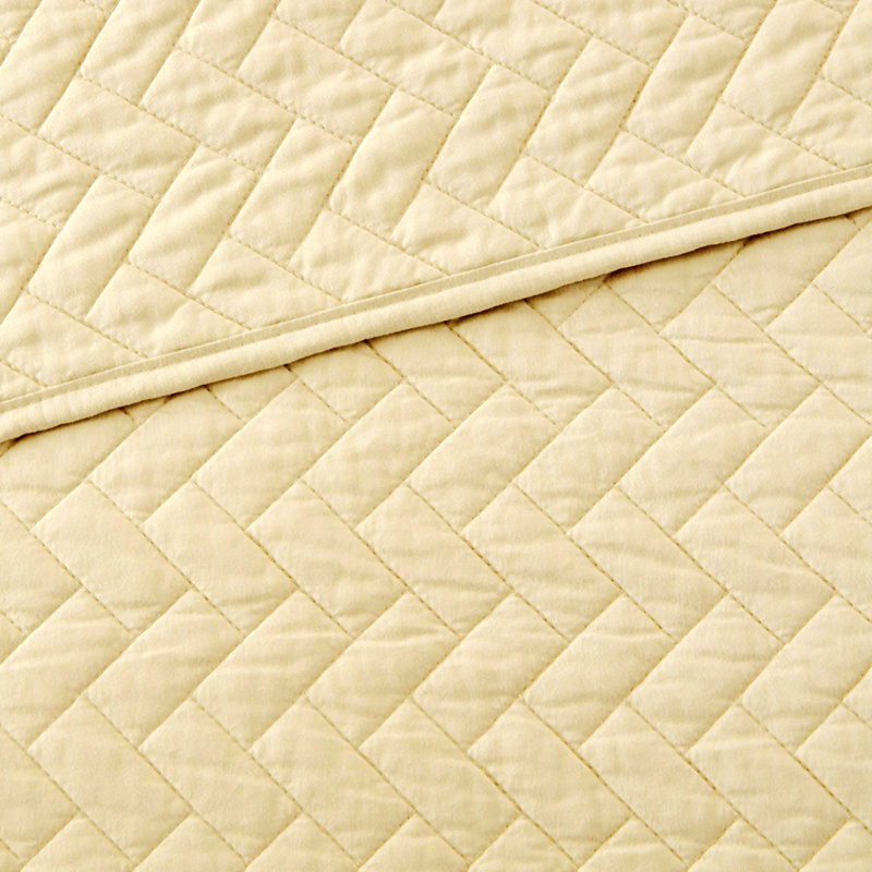 Cotton Machine Woven Quilt, Queen Quilt + 2 Pillowcases, Linen
