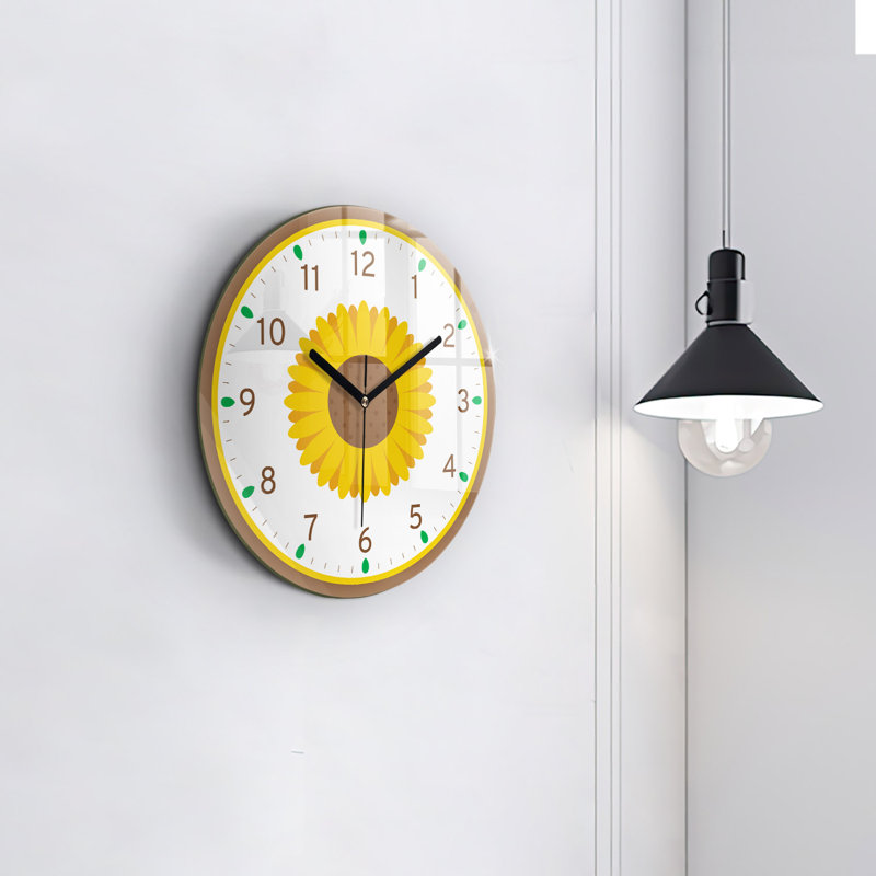 Glass Wall Clock
