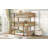 Twin Size Triple Rubber Wood Bunk Bed-382993301