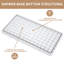 Base de douche rectangulaire avec drain central l 60 po x P 30 po