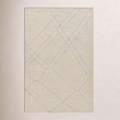 Hand-Tufted Abstract Wool Rug