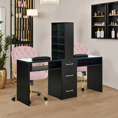 Ensemble de bureau à clous 71 po