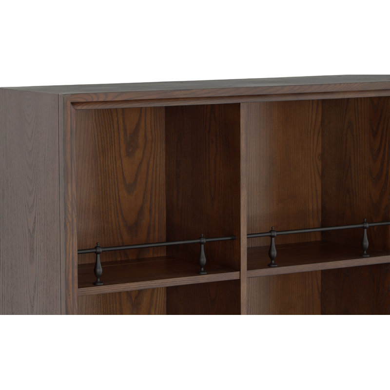 BD Solid Wood Accent Cabinet, English Honey