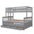 Gandee Kids Twin Over Full Bunk Bed with Trundle with Drawers-1619607679