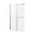 Kahn 48'' - W x 76'' H Double Added Door Frameless Shower Door with Tsunami Guard-52233374