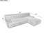 2 en forme de L - Design moderne, sans assemblage, pour les espaces de vie avec assemblage modulaire nécessaire-149384443