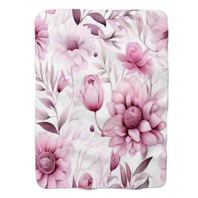 Pink Petalscape - 1 Piece Premium Blanket