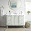 Meuble-lavabo Briza 48 po avec lavabo simple, vert d'eau