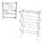 Steel Foldable Accordion Drying Rack