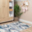 Veroniza Blue Grey Aztec Power Loom Rug-65546422