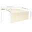 Dakota Fields 300cm W x 250cm D Polyester Cover Retractable Patio Awning-526800398