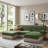 U-shaped, breathable, comfortable fringe-trimmed sofa-1571644166-1571644162