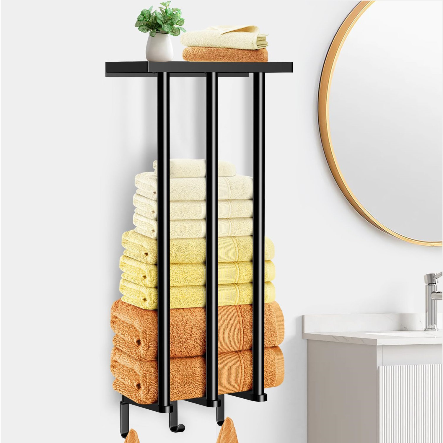 LUXESIT 1 Wall Towel Rack | Wayfair