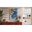 Great Wave at Twilight Japandi - Wrapped Canvas-2021486144-2021486156