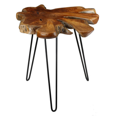 Callaghan Solid Wood Top End Table