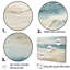 «Beige et bleu plage tranquille» sur toile-602758972-602758973