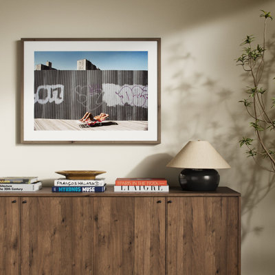 Brighton Beach Boardwalk Print by Barbara Alper